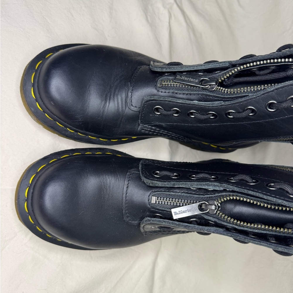 Dr. Martens Black Zip-Up Boots - Picture 6 of 6